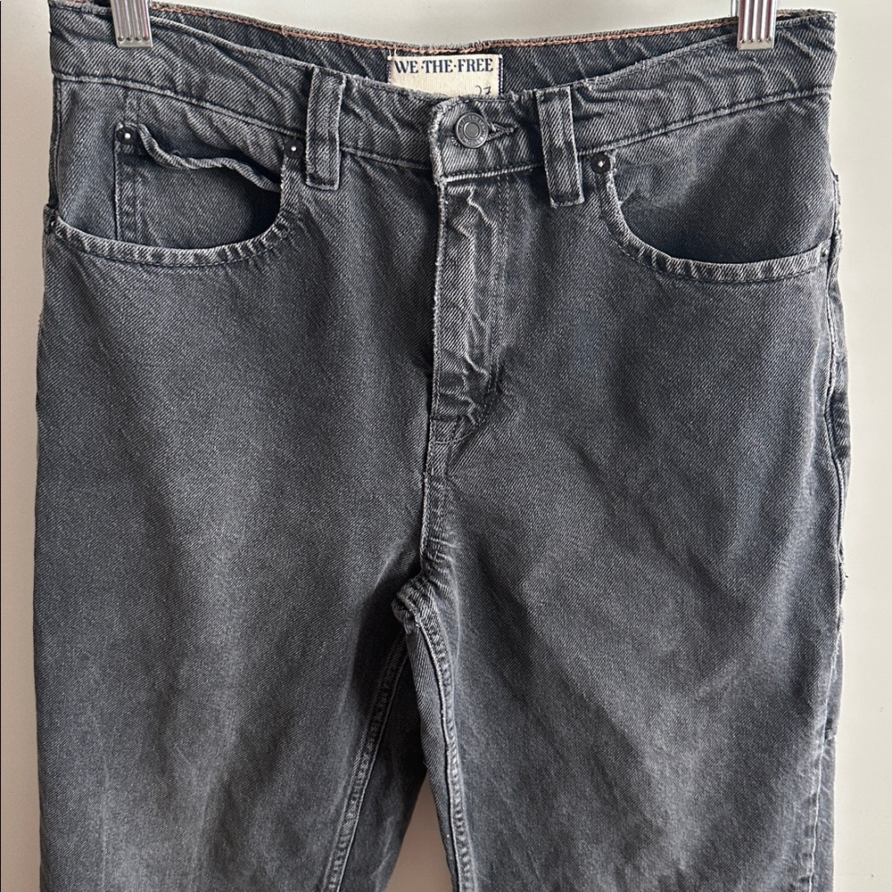 We The Free Tinsley Baggy Mid -Rise Straight Leg Size 27 - Picture 7 of 16